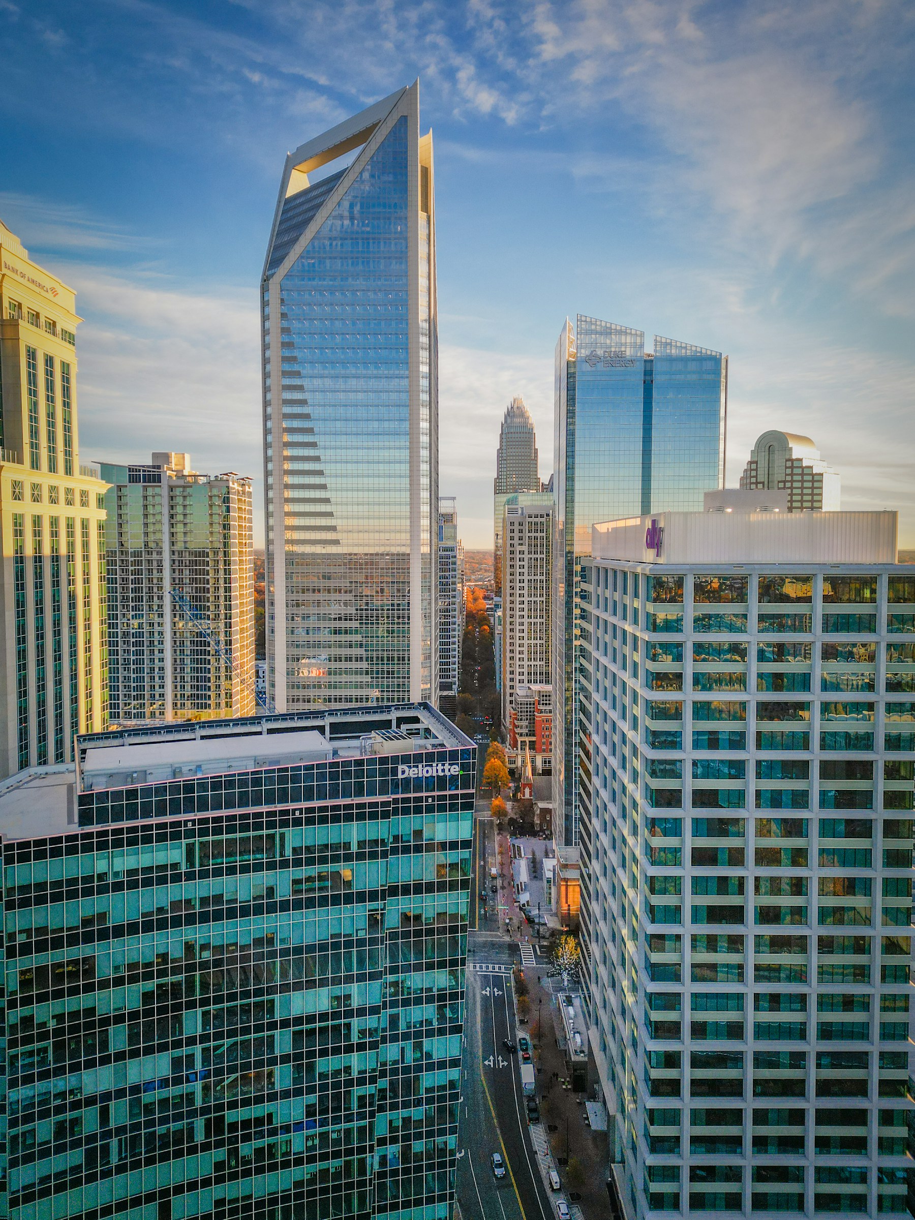Center City morning in Charlotte, NC